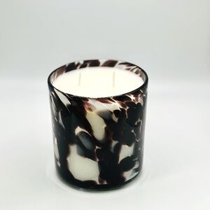 BlubaeLu, Luxury candle, soy, scented candle,Animal print, Handblown glass, 14oz
